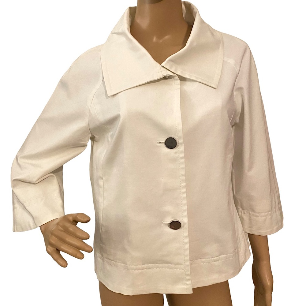 RAFAELLA  | WHITE JACKET  SZ M